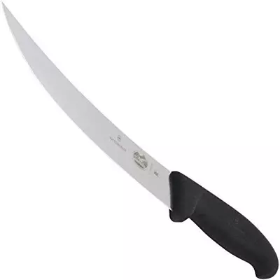 Victorinox 8-Inch Curved Breaking Knife Black Fibrox Handle • $41.77