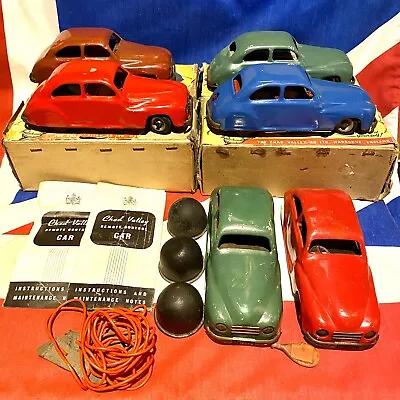 Vintage Chad Valley Wind Up Remote Control Cars Lot Of 6 Various Conditions • £275