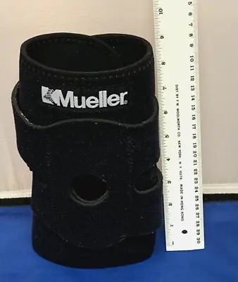 Mueller Adjustable Knee Support Stabilizer Black Neoprene Comfort-Free Shipping • $13.52