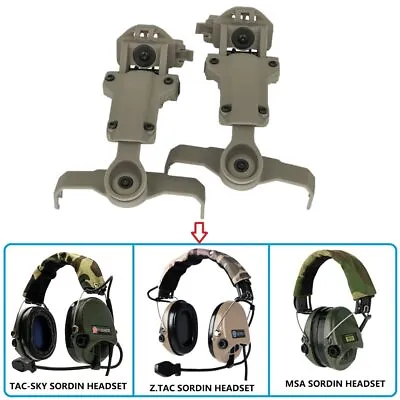 Tactical Helmet MLOK/WENDY/ARC Rail Adapter For SORDIN Airsoft Shooting Headset • $49.99