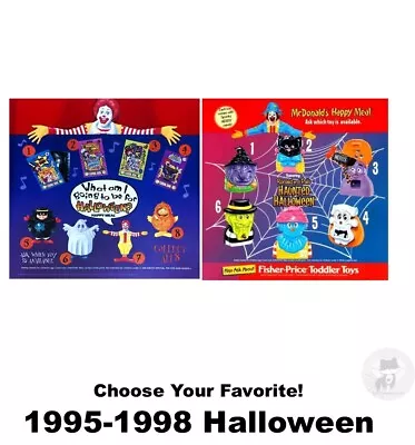 McDonald's 1990s Vintage Halloween Toys-Pick! • $10