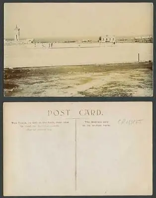 £49.99 • Buy Malta Old Real Photo Postcard St. Andrews Bks. Barracks Cricket Game Clock Tower