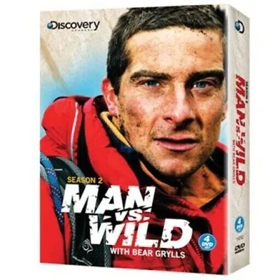 Man Vs Wild Season 2 With Bear Grylls 4-DVD Set 2008 Discovery Channel  • $17.99