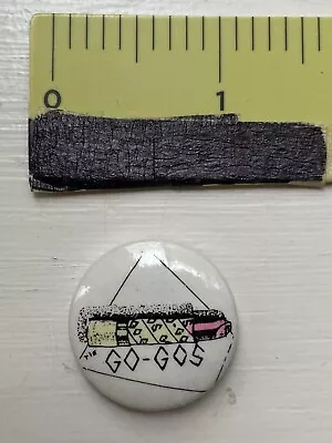 Go Gos Vintage Original 1980s Pin Badge Pin-back New Wave “Our Lips Are Sealed” • $10.99