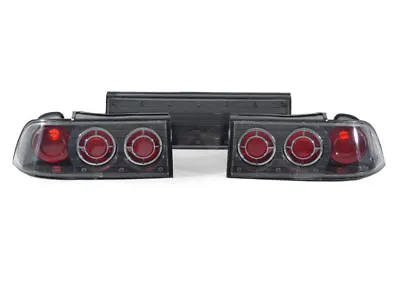 DEPO Carbon Fiber Look Rear Tail Lights For 1992-1994 Mitsubishi Eclipse GST GSX • $67.96