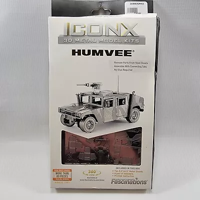 Metal Earth Fascinations Premium Series Humvee 3D Metal Puzzle New Open Box • $24.95