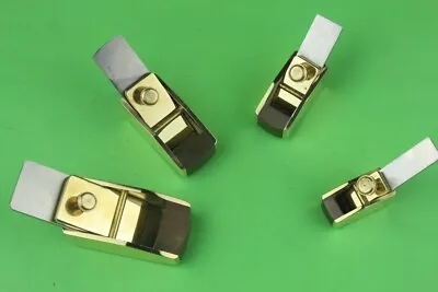 Violin Wood Working Plane 4pcs Mini Brass Wrap Bakelite Plate Plane Convex Bott • $49.81