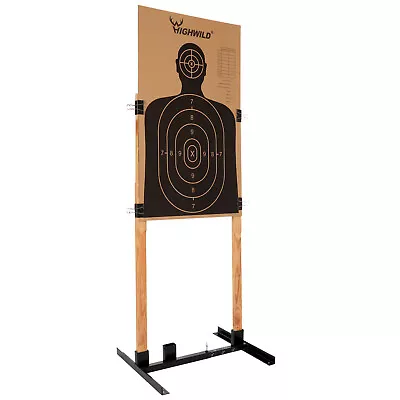 Adjustable Target Stand Base For Paper Shooting Cardboard Silhouette -H - 1 Pack • $35.99