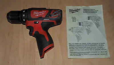 Milwaukee M12 Drill/driver # 2407-20 - 3/8  Metal Chuck - Homeowner Owned • $34.99