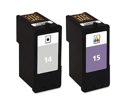 Non-OEM For Lexmark No 14 & 15 X2600 X2620 Ink Cartridges  • £11.40