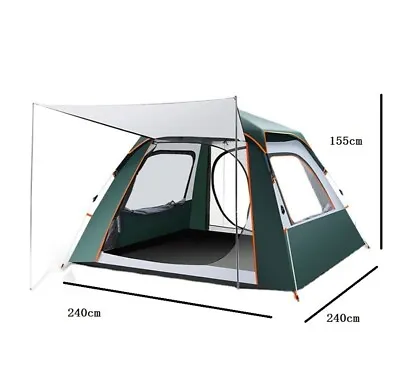 $75.05 • Buy Camping Tent 5-8 Person Family Dome Beach Shelter Waterproof Hiking Picnic