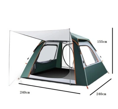 $75.05 • Buy Camping Tent 5-8 Person Family Dome Beach Shelter Waterproof Hiking Picnic