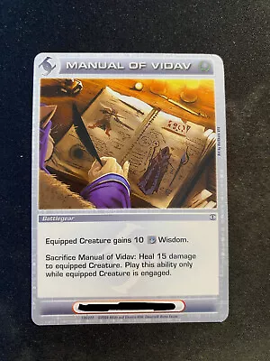 Manual Of Vidav - Chaotic Card - Beyond The Doors Battlegear • $2.61