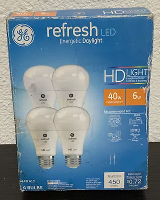 🍒 Refresh LED Bulb 450+800LUMENS (4 Bulbs Total) Distressed Box • $14