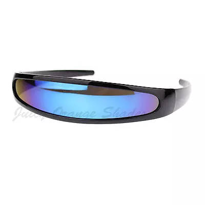 $10.95 • Buy Cyclops Robot Costume Sunglasses Party Rave Futuristic Mirror Lens