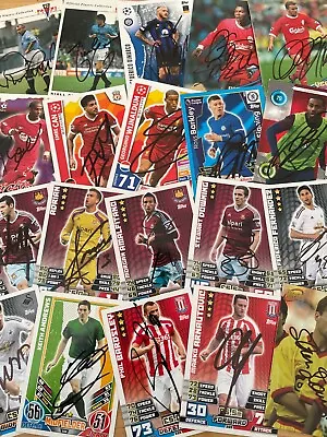 Match Attax Shoot Out And Other All Signed Cards- • £3.99