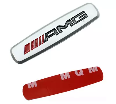 2x For Mercedes BENZ AMG Emblems Car Front Rear Seat Tuning Badges Decal Silver • $9.60