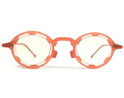 Vintage La Eyeworks Eyeglasses Frames REGUMBA 226M Matte Orange Round 35-23-135 • $64.99