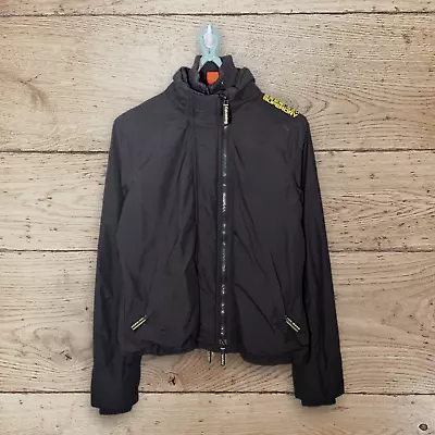 Superdry Original Windcheater Boys Jacket Grey Yellow Boys Uk Size L • £14.99
