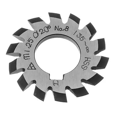 M1.25 No.8 20 Degree HSS Involute Gear Cutter Module Rack Milling Lathe Machine • $32.95