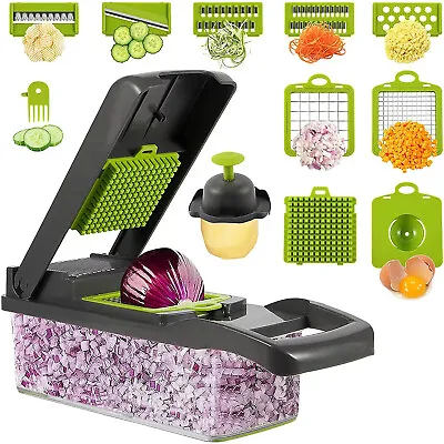 Vegetable Chopper Slicer Cutter Chopper And GraterVeggie Chopper Dicer Slicer • $22.99