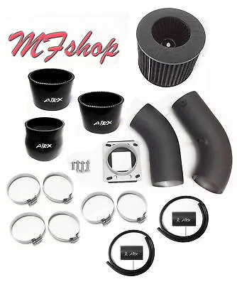 AirX Racing Coated Black-Black For 1993-1994 Toyota T100 3.0L V6 Cold Air Intake • $63.75