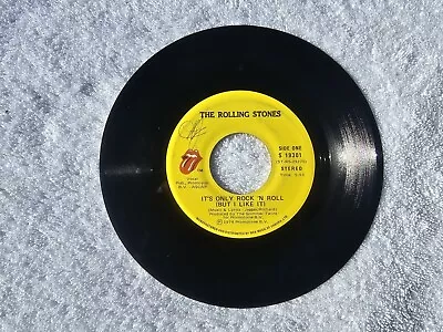 Signed Mick Jagger. The Rolling Stones  It's Only Rock And Roll   45rpm Vinyl. • $130.86