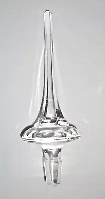 Vintage Large Crystal Bottle Decanter Stopper 10  Tall • $40