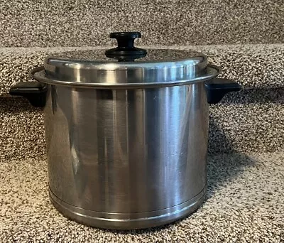 Vintage Lifetime 8 Quart Stock Pot With Lid 18-8 Stainless Steel  • $25