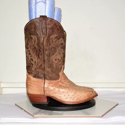 Tony Lama 8964 Western Boot Ostrich Leather Men US 12 EE • $199