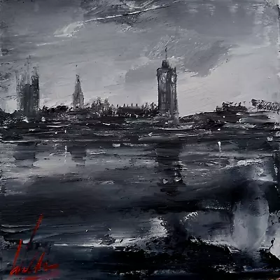 SCOTT WALKER London Abstract Impressionism Oil Painting Art • £1.20