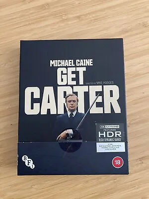 Get Carter Michael Caine BFI Limited Edition 4K UHD Set OOP (4K Region Free) • £33