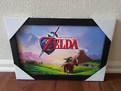 2017 Link The Legend Zelda Framed Wall Art 13  X 19  - Please Read • £38.57