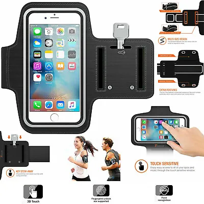 Sports Running Exercise Gym Armband Case For IPhone 8 X XR XS 13 12 11 Pro Max  • £3.98