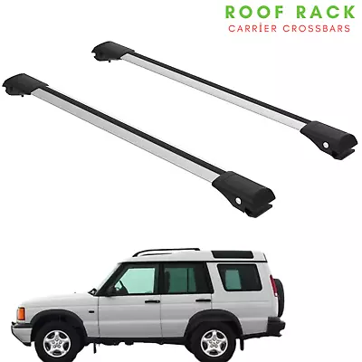 Fits Land Rover Discovery 1998-2004 Roof Rack Car Lugagge Cross Bars Silver • $129.99