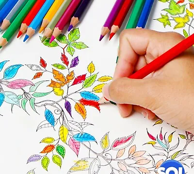 £2.55 • Buy Premium Colouring Pencils Multi-variety Set Colours Artist Craft Kids Adults