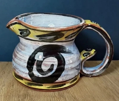 Studio Art Pottery Unusual Contemporary Decorative Jug Signed PH Please Read A/F • £7.50