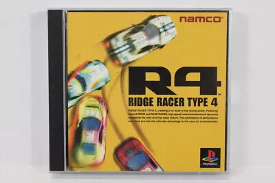 Ridge Racer Type 4 R4 CIB W/ Spine Reg Card PS1 PS 1 PlayStation Japan Import • $16.89
