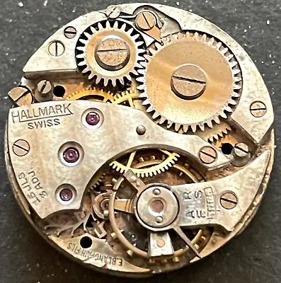 Vintage Hallmark Blancpain Pendant Watch Movement Parts/Repair 21.4mm 15j Swiss • $19.95