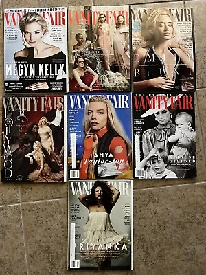 Vanity Fair Magazine Lot Of 7 Various 2016 - 2022 • $19.99