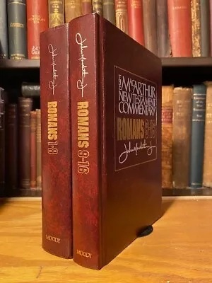 Romans 2 Volumes MacArthur New Testament Commentary Series Hardcover Reformed • $26.99