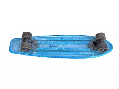 Vintage 1960s Plastic Skateboard W/ Unique Aged Wheels Great Wall Hanger • $35.10