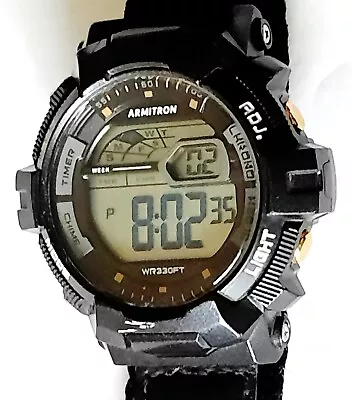 Armitron Pro Sport #M0979 LCD Chromatic Quartz Watch 40/8412 • $29.95