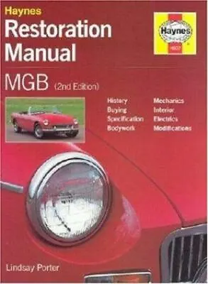 MGB Restoration Manual By Porter Lindsay • $30.78