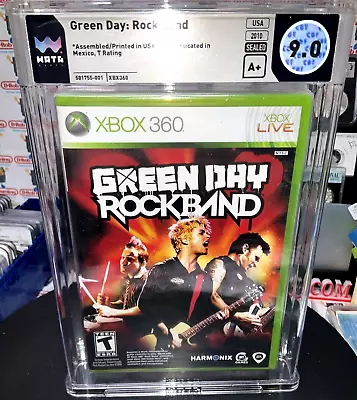 Green Day Rockband Xbox 360 Super New Sealed VGA WATA CGC Nintendo NES SNES GBA • $125