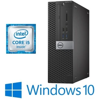 $179 • Buy Dell Optiplex 7040 SFF PC Intel I5 6500 SSD DVDRW HDMI Win 10 Pro