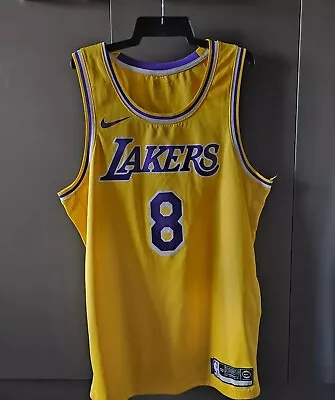 Nike Nba Los Angeles Lakers Icon Edition Kobe Bryant Swingman Jersey Number 8 Xl • $150