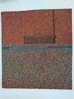 (Red) Single Small Asphalt Roof Shingles 12  By 12   For Birdhouse And Dog House • $6.99