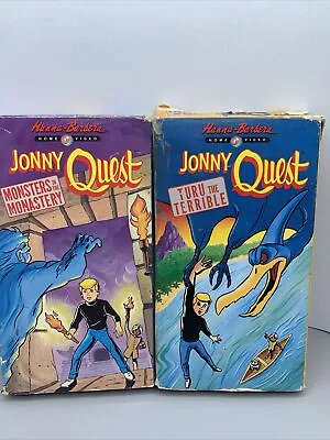 JONNY QUEST  Monsters In The Monastery/ Turu The Terrible” 2 VHS Hanna-Barbera • $3.95