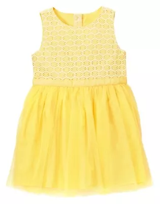 NWT Gymboree Family Brunch Yellow Dress Toddler Girls Easter Wedding • $14.98